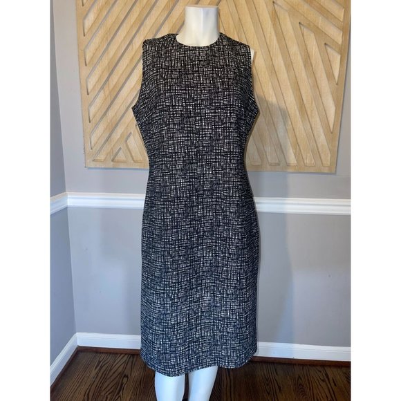 J McLaughlin Catalina Cloth Neoprene BARRY Sheath Dress - Size Large - Picture 4 of 8